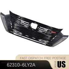 For 2024-25 Nissan Sentra SR Plastic Black Front Bumper Upper Grille 62310-6LY2A picture