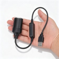 5V USB to 12V Car Cigarette Lighter Socket Adapter, Power Bank Converter picture