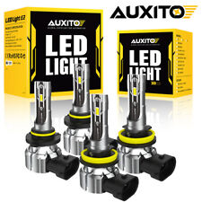 9005+H11 LED Headlight Super Bright Bulbs Kit 6500K White 40000LM High/Low Beam picture