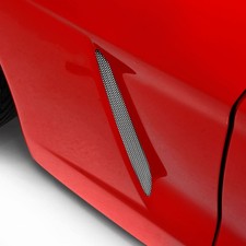 2005-2013 C6 Corvette Anodized Side Vent Screens Base Coupe Convertible picture