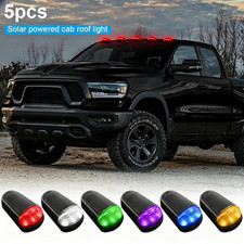 5x Solar Powered LED Cab Roof Marker Running Lights For Trucks SUV picture