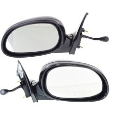 Manual Remote Mirror Set Of 2 For 1992-1995 Honda Civic Manual Folding Paintable picture