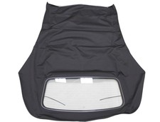 Fits 2004-2016 Aston Martin DB9 Volante Soft Top Canvas Black HtdGlass picture