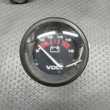 Sierra 57901P Amega Voltmeter 8-18 Volts Teleflex Black picture