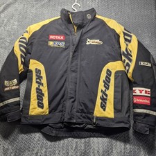 Vintage 2003 Ski-Doo Bombardier Team Racing X Armored Jacket Men's Medium Black picture