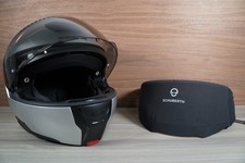 Schuberth Concept Helmet - Silver XL w/ pinlocked smoke lens & asmax S1 install picture