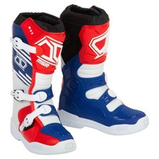 MSR™ Youth M3X Motocross / Dirt Bike Boots Size 6, Red/White/Blue picture