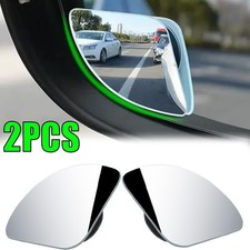 2 PCS Blind Spot Mirror for Cars Auto 360° Wide Angle Convex Rear Side View USA picture