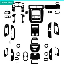 68Pcs Piano black full interior kit for Silverado/Tahoe/Sierra      2007-2013 picture