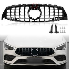 Grille For 2020-2023 Mercedes Benz W118 CLA35 AMG CLA250 Glossy Black GT Grill picture