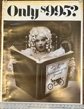New Rare Original 1976 Kawasaki KZ400 32” X 22” Dealer Sale Poster picture