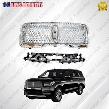 For 2018-2022 Lincoln Navigator Front Bumper Grille + Bumper Mounting Bracket picture