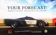 Saleen S7 California Highway Patrol 11-99 Foundation Chase Poster * FREE US SHIP picture