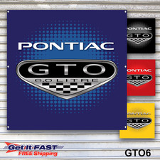 Pontiac GTO Banner Sign Wall Art picture