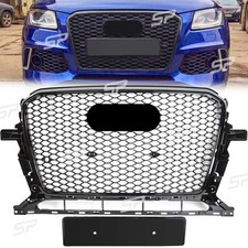 US NEW ✅RSQ5 Style Glossy Black Front Grille Grill For Audi Q5 SQ5 2013-2017 picture