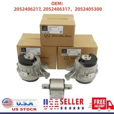 OEM 3pcs Engine+Transmission Mount for W205 W213 E200 C180 C200 C300 2052406217 picture