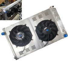 4 Row Radiator W/ 2Fan For 73-87 Chevy C/K C10 C20 K10 K20 GMC C/K1500 2500 V8 picture