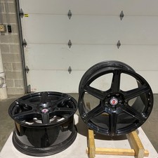 HRE P106 Forged Monoblok Wheels Pair 10x21 ET35 5x120 Gloss Black 21 Inch BMW picture
