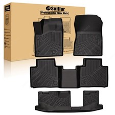 TPE Fits 2022-2025 Mitsubishi Outlander 3D Floor Mats Liners All-Weather Black picture