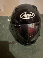 Arai Signet-X Full Face Motorcycle Helmet Black Used Size LARGE picture