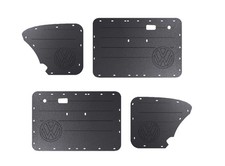 1965-1979 VW Beetle Carved Set of 4 Door Panel and Rear Side ABS -  picture