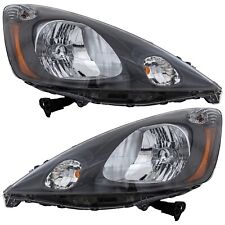 Set of 2 Headlights Driving Head lights Headlamps  Driver & Passenger Side Pair picture