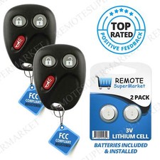 Replacement for 2003 2004 2005 2006 Chevy Silverado Remote Car Key Fob Pair picture