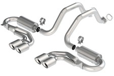 S-Type Cat-Back Exhaust for 1997-2004 Chevy Corvette C5 5.7L 4.25 Oval Tips picture