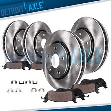 Front Rear Disc Rotors + Ceramic Brake Pads Kit for 2005-2007 Nissan Murano picture