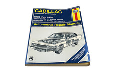 Cadillac Automotive Repair Manual 1970-1993 Sedan Coupe deVille etc Haynes 751 picture
