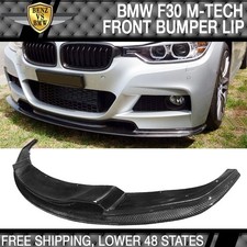 Fit 12-18 BMW F30 F31 M-Tech & M-Sport VR Style Front Bumper Lip Carbon Fiber CF picture