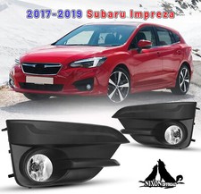 Fits 2017-2019 Subaru Impreza Fog Light Clear Lens Pair Lamp Wiring Kit & Switch picture