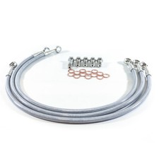 HONDA 1984-1986 VF 1100 C V65 MAGNA GBRAKES STAINLESS STEEL FRONT BRAKE LINE KIT picture