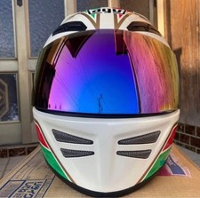 AGV AF-1 STEALTH Full Face Helmet 58cm M Size Mirror Shield Discontinued picture