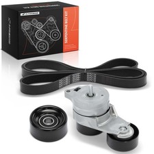 A-Premium 3x Serpentine Belt Drive Component Kit for Honda Accord Odyssey Acura picture