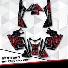 GRAPHIC DECALS STICKERS WRAP KIT FOR SKI-DOO REV MXZ RENEGADE GTX 03-07 NEB-5028 picture