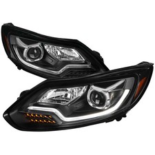 Fits 12-14 FORD FOCUS Projector Headlight With Clear Lens picture