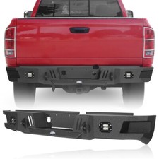 For 03-09 Dodge Ram 2500 3500 Heavy Duty Steel Rear Bumper w/Light & Corner Step picture