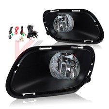 Winjet CFWJ-0471-C Clear Fog Lights w/Wiring Kit for 14-16 Jeep Cherokee picture