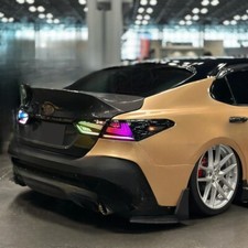 Smoked RGB LED Tail Light Toyota Camry XSE XLE SE LE TRD For 2018-2024 Rear Lamp picture