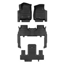TuxMat Custom Floor Mats for GMC Yukon XL 7-Seater - 2021-2027 - Full Set picture