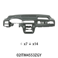 Fit For 2007-2014 Chevy GMC Tahoe Yukon Avalanche Dash Instrument Panel Gray picture