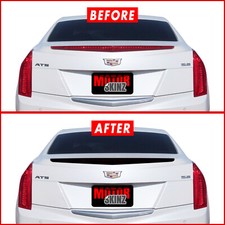 FOR 13-18 Cadillac ATS Sedan Third Brake Light SMOKE Precut Vinyl Tint Overlays picture