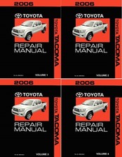 2006 Toyota Tacoma Factory Shop Service Manual picture