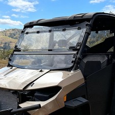 SHINJEW Front 3-In-1 Flip Windshield for Polaris Ranger XP 1000 2017+ picture