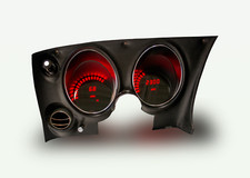 1968-1977 C3 Corvette Digital Dash Panel Red LED Gauges Lifetime Warranty picture