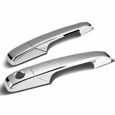 2007-2013 Chevy Silverado GMC Sierra 1500 2500 3500 CHROME 2Dr Handle Covers picture
