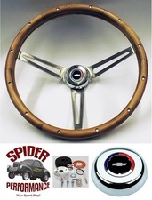 1957-1963 Chevrolet wood steering wheel CLASSIC BOWTIE 15