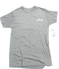Huk Bass Boat Shield Shirt S SMALL Dark Grey H1000162-025-S picture
