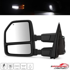 Fit 2021-2025 Ford F150 Power Heated Towing Mirrors Turn Signal BSM 1PC Left picture